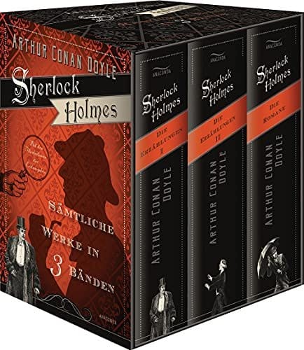Sherlock Holmes - S&auml;mtliche Werke in 3 B&auml;nden (Die Erz&auml;hlungen I, Die Erz&auml;hlungen II, Die Romane) (3