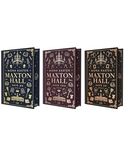 Die Maxton Hall Reihe &ndash; Save me, Save you, Save us (Band 1 bis 3) von Mona Kasten mit limitiertem Fa