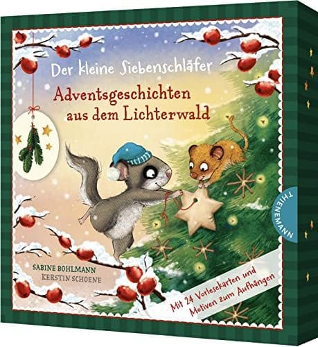 Der kleine Siebenschl&auml;fer: Adventsgeschichten aus dem Lichterwald: Adventskalender-Box