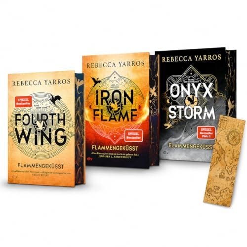 Rebecca Yarros: Fourth Wing, Iron Flame, Onyx Storm &ndash; Flammengek&uuml;sst Band 1-3